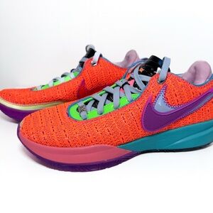 NIKE LEBRON XX 20 Chosen Total Orange Basketball Shoes Multicolor Men’s Size 6